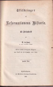 Skildringer af reformationens historie (1865) ¤