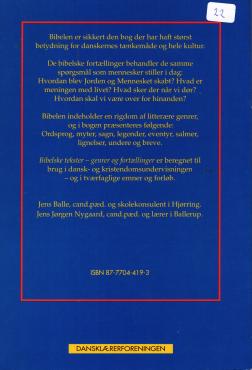 Bibelske tekster - genrer og fortællinger