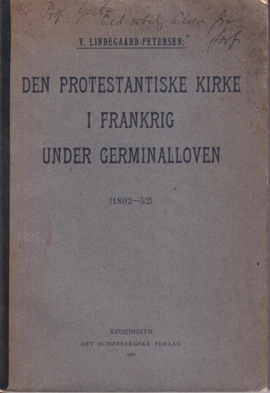 Den protestantiske kirke i Frankrig under germinalloven (1802-52)