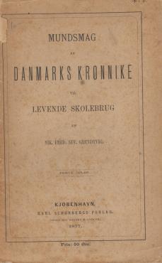Mundsmag af Danmarks Krønike til levende skolebrug (1877)