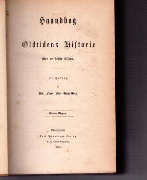 Haandbog i Oldtidens Historie