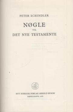 Nøgle til Det nye Testamente