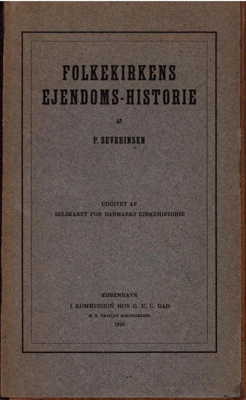 Folkekirkens ejendoms-historie