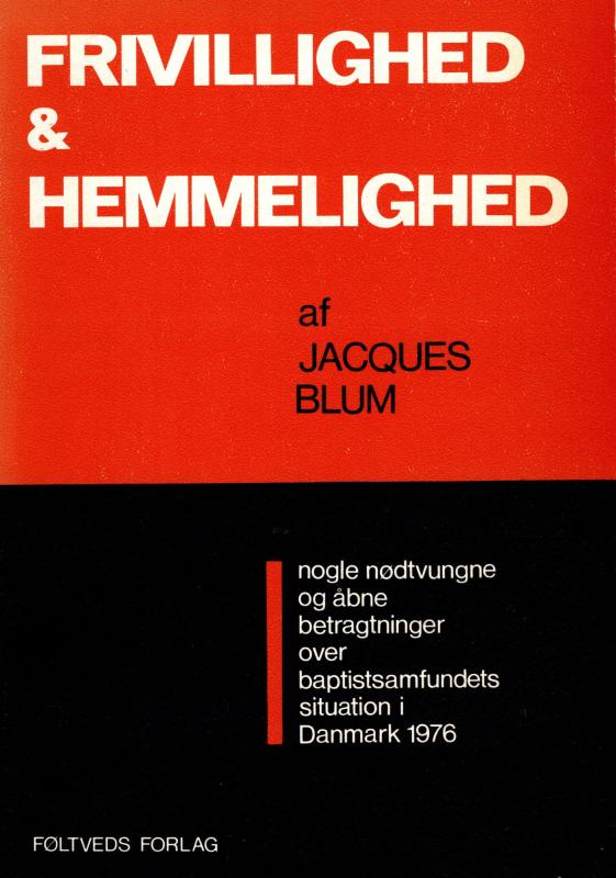 Frivillighed & hemmelighed
