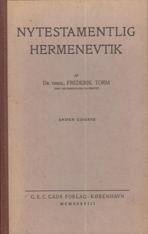 Nytestamentlig hermenevtik