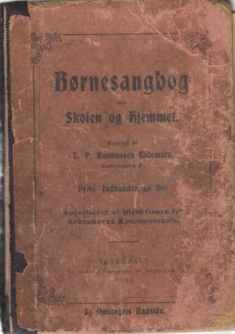 Børnesangbog for skole og hjemmet (1934)