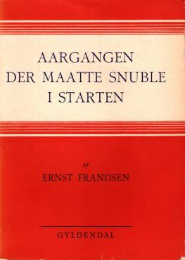 Aargangen der maatte snuble i starten