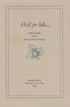 Hvil jer lidt... kærneord