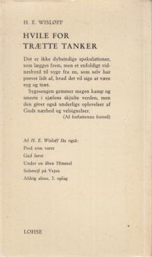 Hvile for trætte tanker