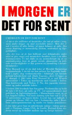 I morgen er det for sent