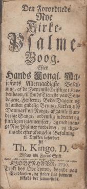 Den forordnede nye Kirke-Psalmebog (1730) ¤