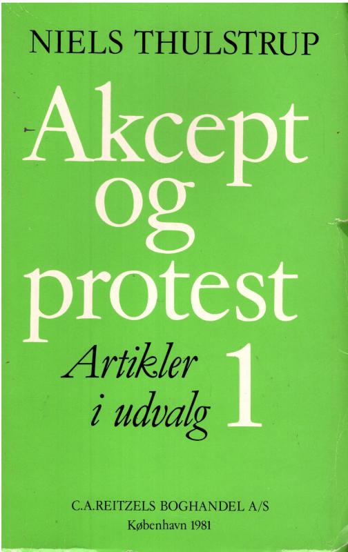 Akcept og protest 1 + 2 (sæt)