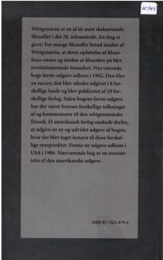 Wittgenstein og den moderne filosofi