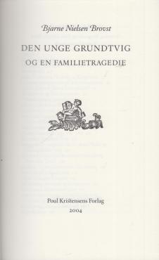 Den unge Grundtvig og en familietragedie