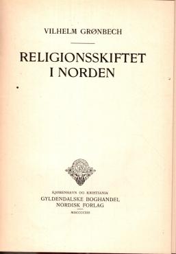 Religionskriftet i Norden