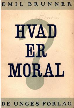 Hvad er moral?