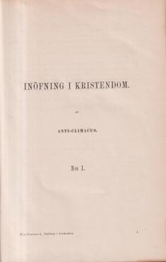 Inöfning i kristendom