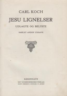 Jesu lignelser