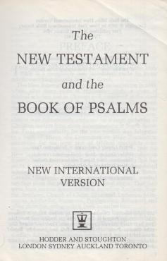 Holy Bible: New International Version