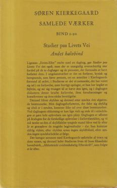 Stadier på livets vei (Samlede værker Bind 8)