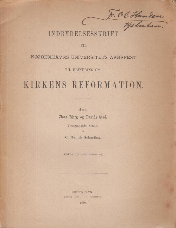Indbydelsesskrift Til Kjobenhavns-Universitets Aarsfest (1890)