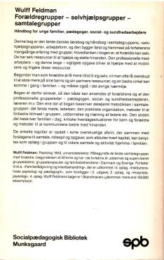 Forældregrupper - selvhjælpsgrupper - samtalegrupper