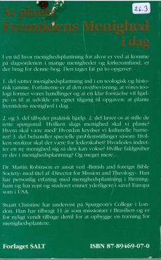 At plante Fremtidens Menighed i dag