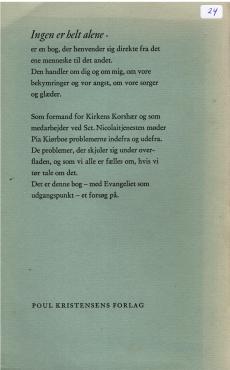 Ingen er helt alene -