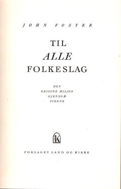 Til alle folkeslag