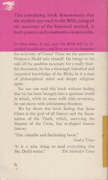 The Authority of the Bible