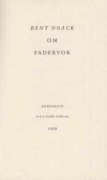 Om Fadervor