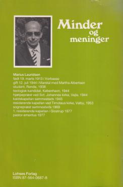 Minder og meninger