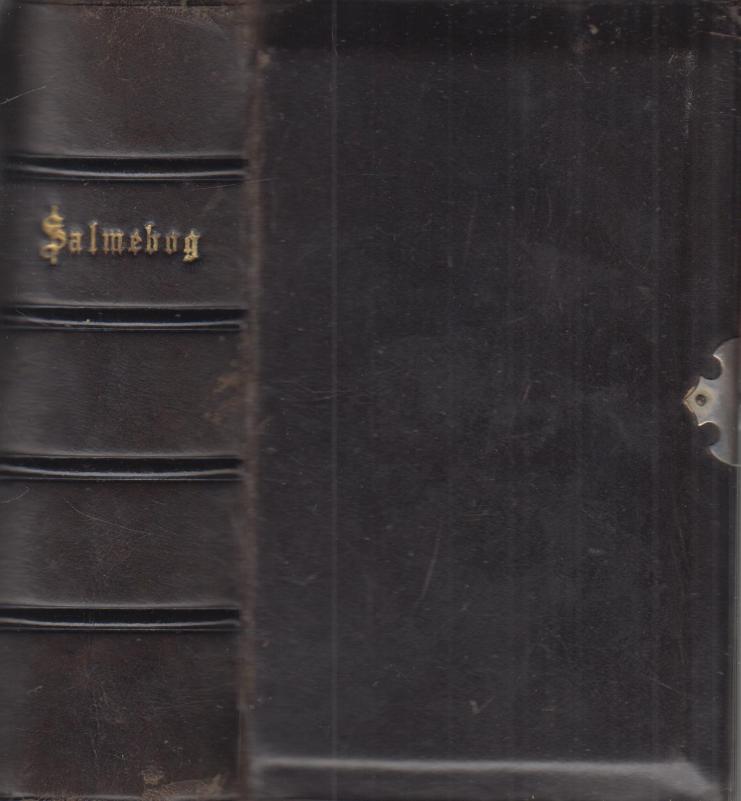 Psalmebog til kirke- og hus-andagt, med spænde og guldsnit (1883)