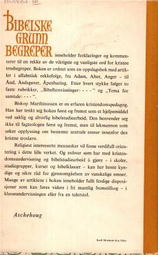 Bibelske grunnbegreper