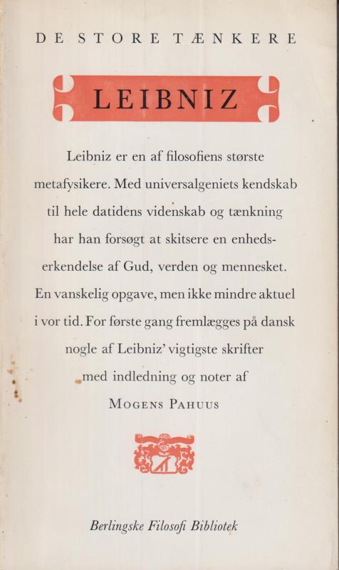 De store tænkere: Leibniz