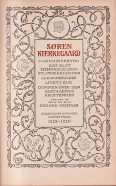 Søren Kierkegaard selvvidnesbyrd