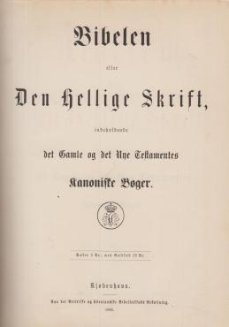 Bibelen (1886)