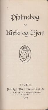 Salmebog for kirke og hjem (1902)