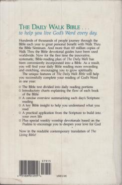 The daily walk bible - The living bible