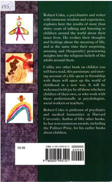 The Spiritual Life Of Children (som ny)