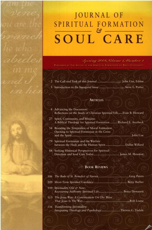 Journal of Spiritual formation & Soul Care