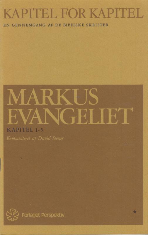 Kapitel for Kapitel, Markus evangeliet (Kap 6-10)