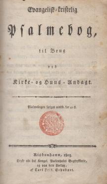 Evangelisk-christelig psalmebog (1803)