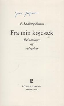 Fra min køjesæk