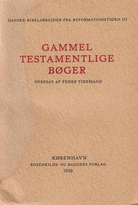 Gammeltestamentlige bøger (3. bind) (1950)