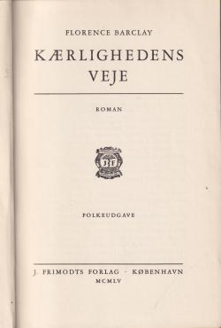 Kærlighedens veje (hardback)