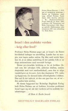 Israel i den arabiske verden - krig eller fred?