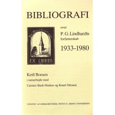 Bibliografi over P. G. Lindhardts forfatterskab 1933-1980