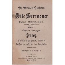 Dr. Morten Luthers Otte Sermoner, 1914