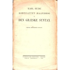 Kortfattet håndbog i den græske syntax